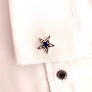 colleras metálicas estrellas