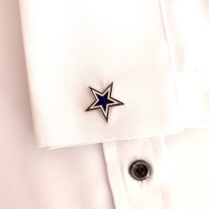 colleras metálicas estrellas