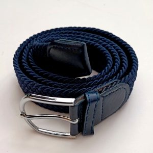 cinturon hombre elastico trenzado
