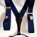 suspensor 4 broches clasico azul marino