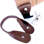 Suspensor doble broche canela - Imagen 3