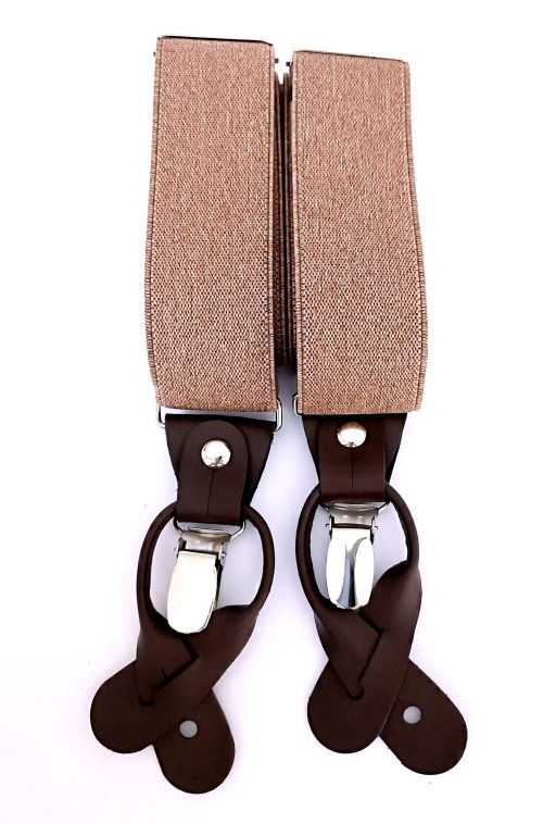 Suspensor doble broche canela - Imagen 2
