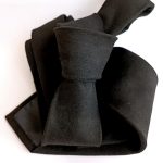 Corbata negra gamuza - Imagen 3