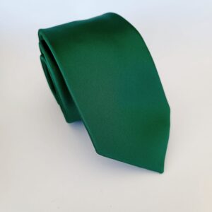 corbata hombre delgada verde botella