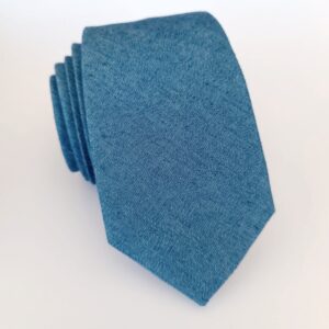 corbata algodon tipo jeans