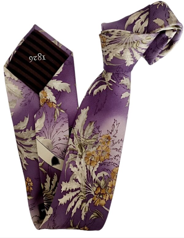 corbata vintage seda floral