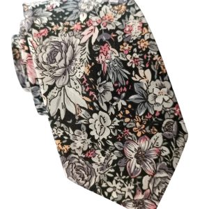 corbata flores