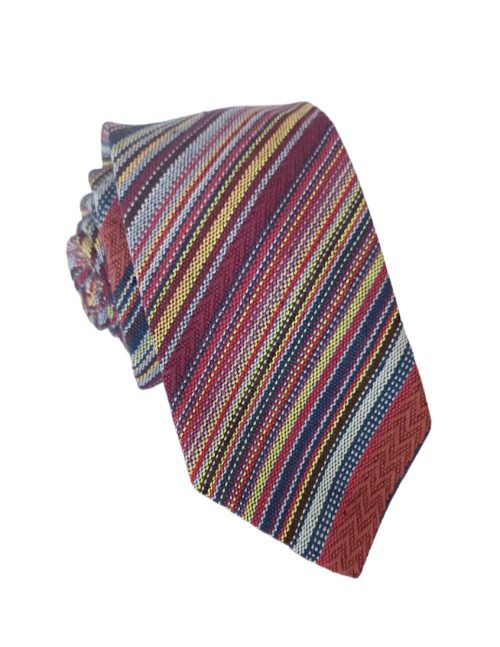 corbata tejida algodon