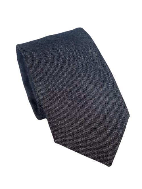 corbata algodon negra