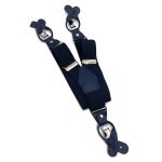 Suspensor doble negro y azul marino - Imagen 4