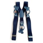 Suspensor doble negro y azul marino - Imagen 5