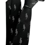 Corbata seda Gatos grises - Imagen 2