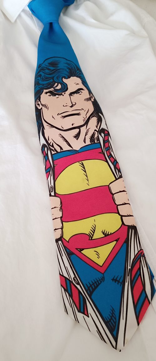 Corbata Vintage Superman - Imagen 2