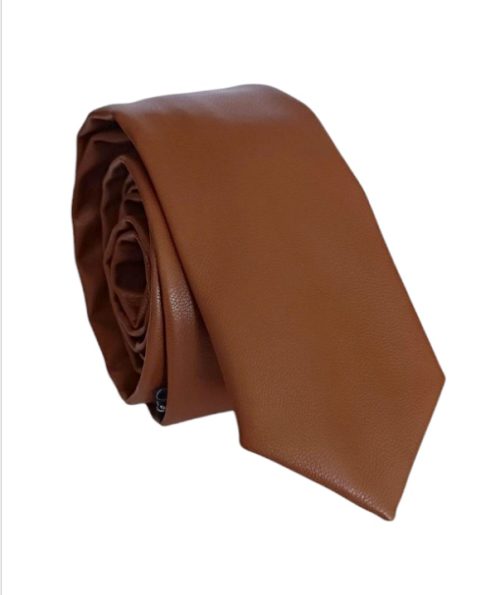 corbata ecocuero cafe