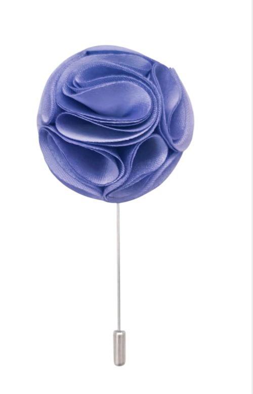 Pin flower boutonniere Morado