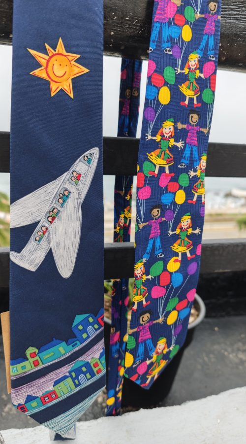 corbata vintage fiesta infantil