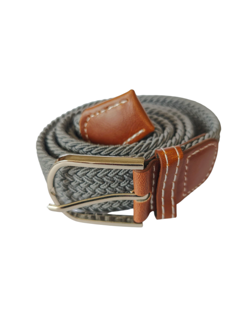 cinturon elastico gris claro