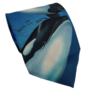 corbata vintage ballenas