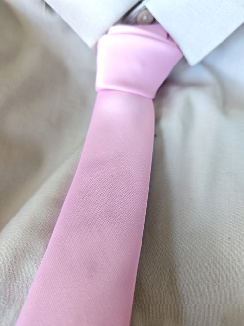 Corbata delgada rosada - Imagen 2