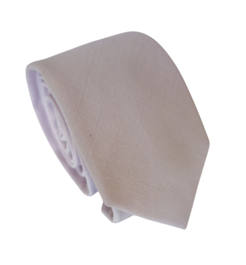 corbata juvenil algodon liso lila ultra clara