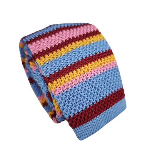 Corbata tejida Splash