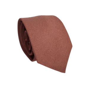 corbata algodon lisa rosado viejo