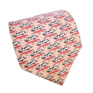 corbata vintage rosada