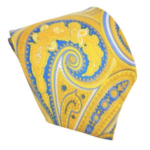 corbata vintage amarillo