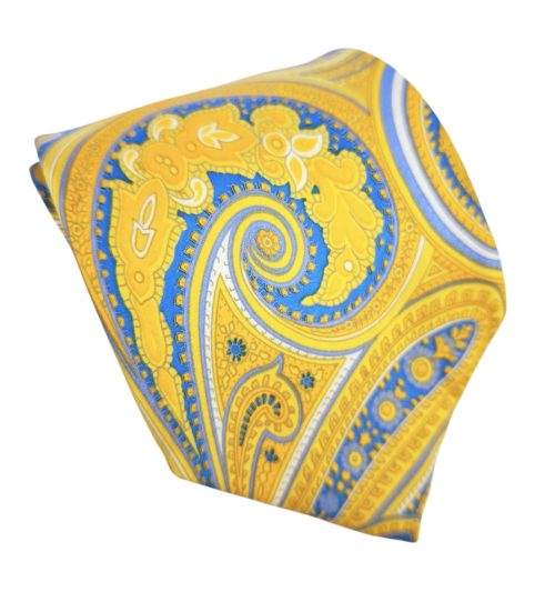 corbata vintage amarillo