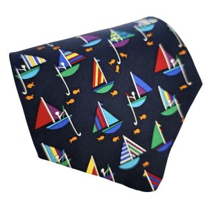 corbata vintage negra botes