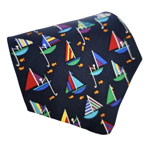 corbata vintage negra botes