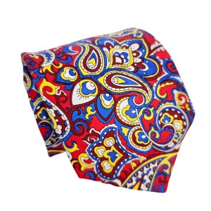 corbata vintage multicolor