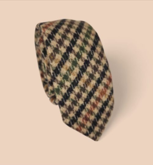 corbata lana delgada