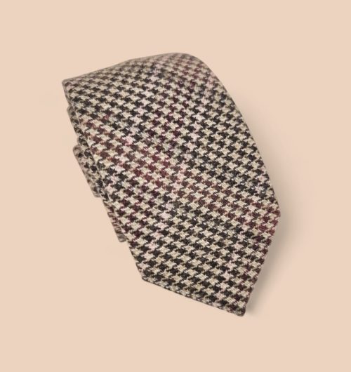 Corbata delgada de lana