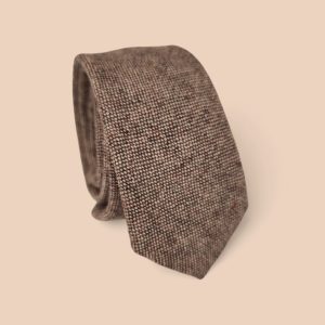 corbata delgada lana