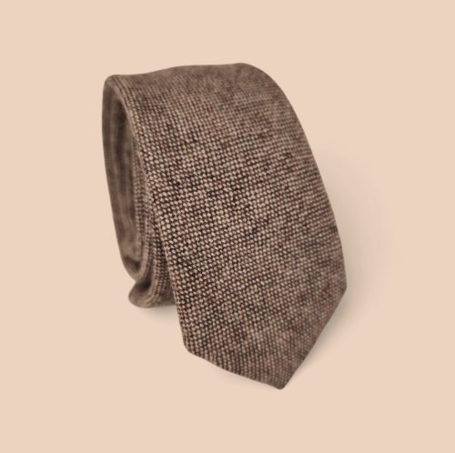 corbata delgada lana