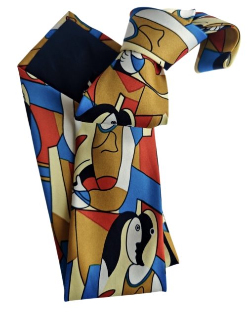 Corbata vintage Picasso - Imagen 2