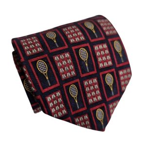 corbata vintage seda tenis