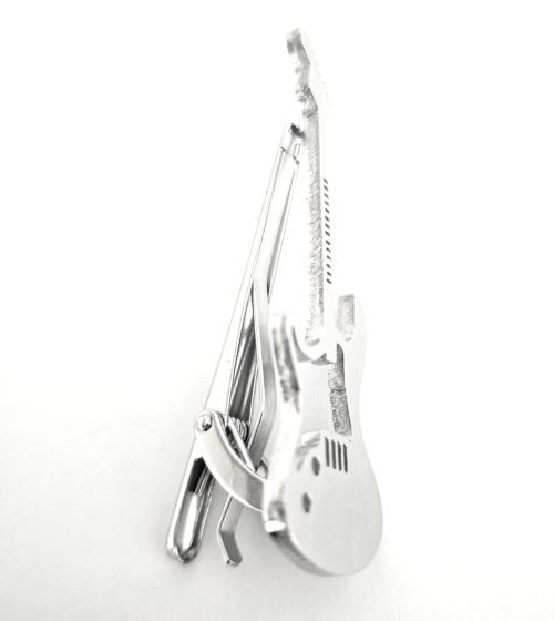 clip sujeta corbata guitarra