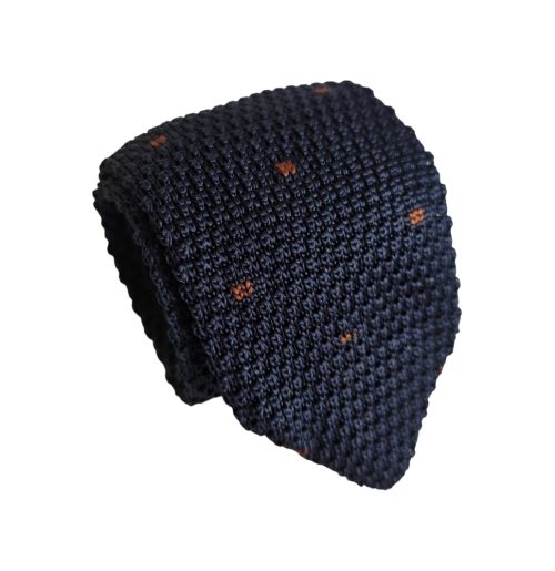 Corbata tejida Dots