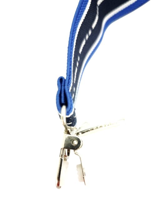 Suspensor azul líneas 4 broches - Imagen 2