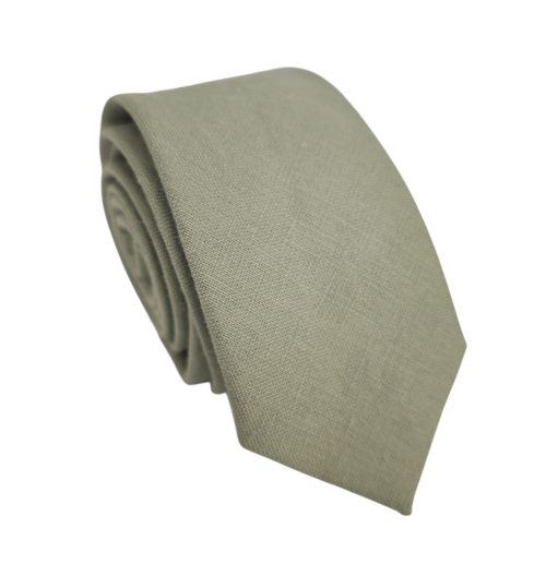 Corbata Lino verde