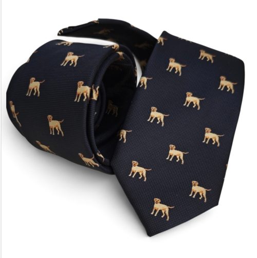 corbata tejida perritos labrador