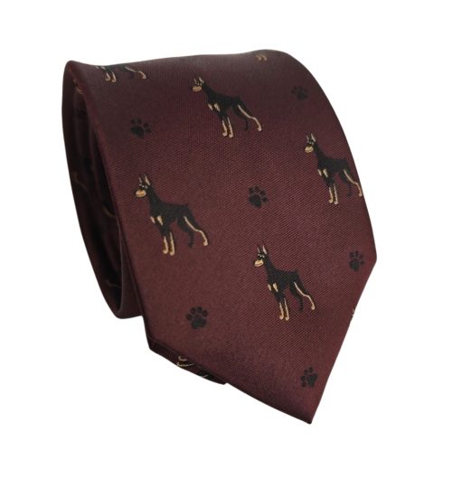 Corbata seda Dobermann