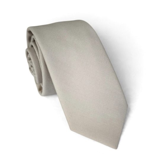 corbata algodon crudo